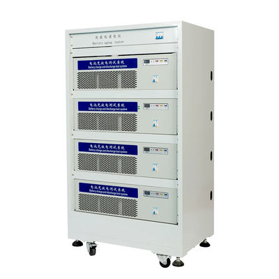 100V 20A 40A Lithium Battery Pack Aging Testing Cabinet for White Battery Placement Space and Self-Equipped Battery Rack